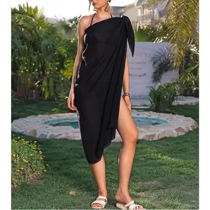 Women's Swimsuit Cover Up Sarong Pareo Wraps for Women Beach Coverup Bikini Bathing Suit Swimsuit Scarf