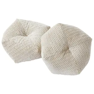 Sorra Home Indoor Cozy 11" Geo Pillow Set of 2
