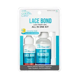 KISS Colors & Care Lace Bond Glue and Remover Kit
