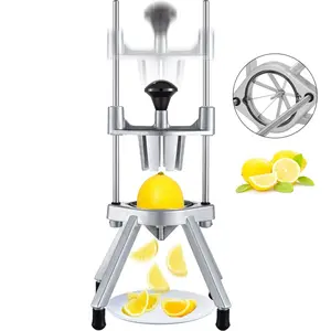 Fathersdaygift VEVOR 8-Section Commercial Easy Wedger Stainless Steel Blade Fruit Lime Slicer, Lemon Cutter 8 Wedges for Bar Restaurantdealsforyoudays