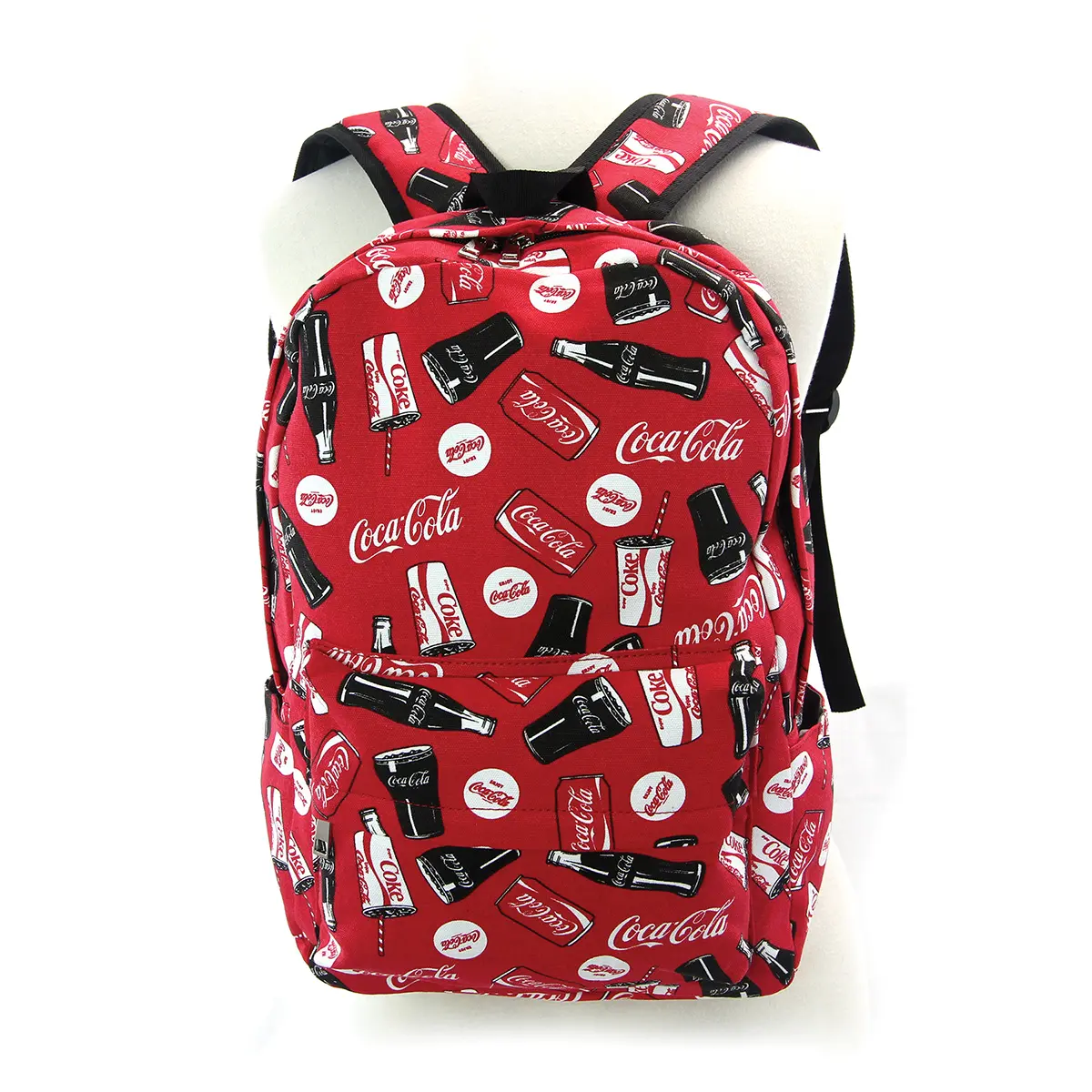 Coca-Cola Red and White Mini Backpack with Bottle Pattern s-l1200.jpg main image 3