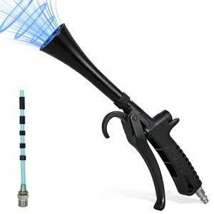 KEENTECH Tornado Car Cleaning Gun, Pro Auto Detailing Tool for Interior & Exterior Deep Cleaning, Powerful Air Blow Gun for Quick Dust & Dirt Removal, Air Compressor Powered Tornado Cleaning Gun