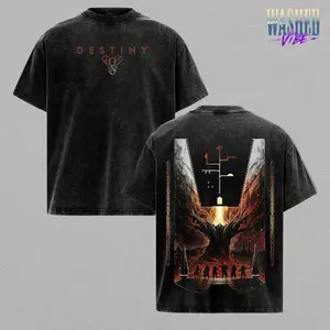 Collection Vintage Destiny 2 Unisex Comfort Colors T-Shirt, Retro Guardian Gaming Graphic Tee, Sci-Fi Shooter Streetwear, MMO Gamer Apparel, Gift for Men & Women, Video Game Shirt, Boy Merch Streetwear