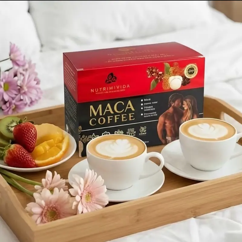 Maca Coffee with Mushrooms