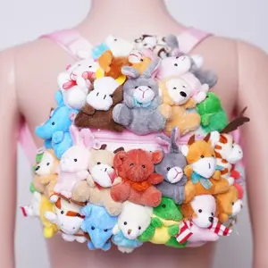 Stuffed Animal Mini Backpack - Teddy Bear Backpack for Women & Teens - Cute Panda Pig Bunny Design - Unisex Anime Lover Fashion