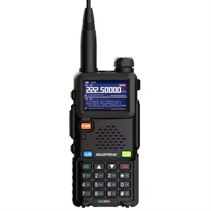 1 PCS Baofeng 5RH 10W Handheld Amateur Radio with NOAA Weather Forecast (Upgraded UV-5R Version). Features 999 Editable Channels, Long-Range Capability, and Portable Two-Way Communication; Supports Frequency Copying. Equipped with a 2500mAh Battery and
