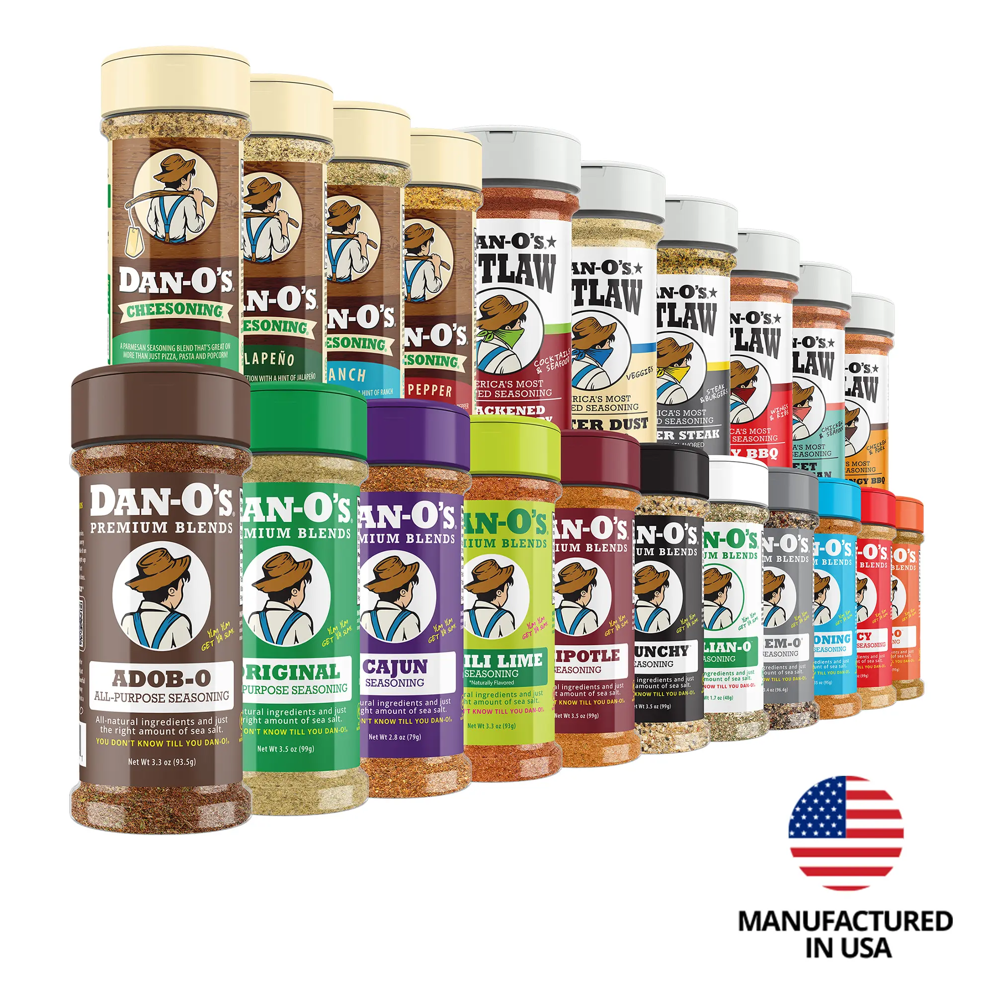 Flavor Rich Pack - Premium Blends + Outlaws Bundle - 21 Pack Combo! All the Dan-O's Premium Blends and Dan-O's Outlaws in one Combo! Flavor Rich Pack - Premium Blends + Outlaws Bundle - 21 Pack Combo! All the Dan-O's Premium Blends and Dan-O's Outlaws in one Combo!