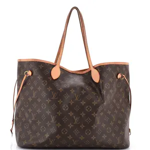 Pre-owned Louis Vuitton Canvas Coated Tote Bags REBAG Neverfull NM Tote Monogram Canvas GM by Rebag