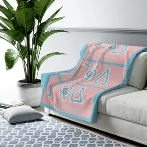 Gamma Phi Delta Greek Letter- Sherpa Fleece Blanket