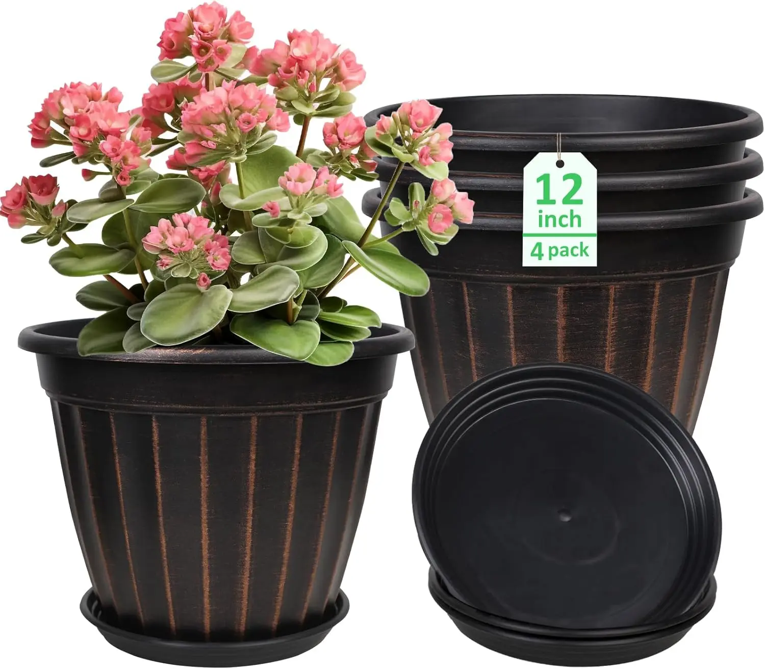 retro plant pots Retro Flower Pot main image 1