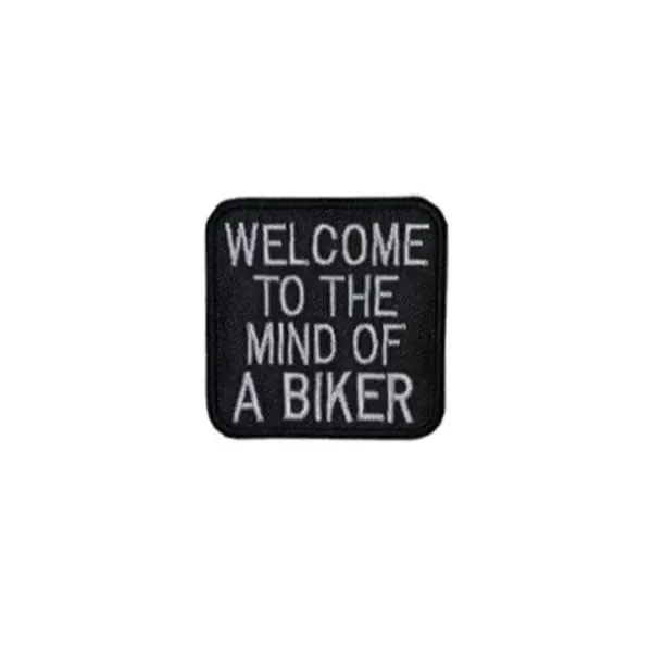 Welcome To The Mind Of A Biker Motorcycle Patch