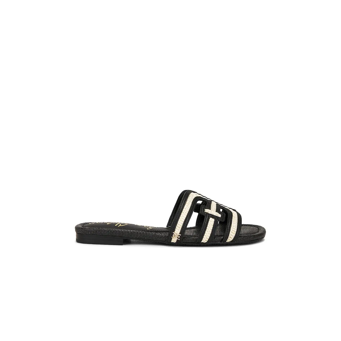 Sam Edelman Bay Multi Sandal in Linen & Black