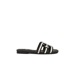 Sam Edelman Bay Multi Sandal in Linen & Black