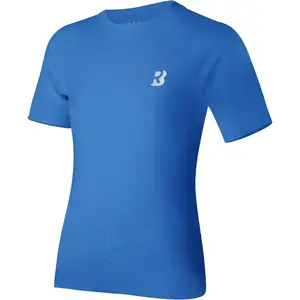 Boys Youth Compression Shirt - Short Sleeve Undershirt for Kids Quick Dry Athletic Baseball T-Shirt Base Layer