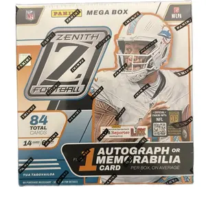 PANINI Zenith Football Trading Card Mega Box 2024 - 84 Cards Including Autograph or Memorabilia per Box