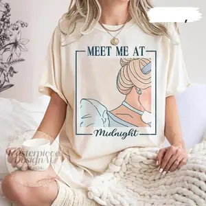 Meet me at Midnight Youth and adult Shirt, Cinderella Inspired Shirts, Girls Trip, Princess Birthday Girl [Tshirt - Sweatshirt], Best Gift Birthday