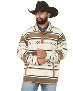 Cinch Men's Striped 1/4 Snap Pullover - Mwk1514026