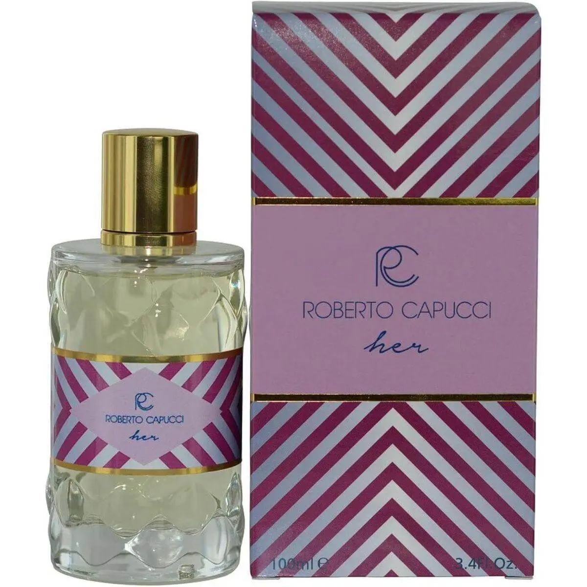 Roberto Capucci Women's Eau de Parfum, Exotic Floral Fragrance with Notes of Fresh Rose, Spice, and Woods, 3.4 fl oz, Floral Scents