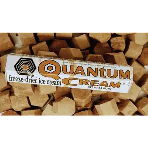 O.M.Geeks Ltd Quantum Cream Freeze-Dried Ice Cream Chocolate 2 pack and 7 Pack and 21 Pack Non-Dairy, Nut-Free, Gluten-Free, Snack, Sweet, Candy