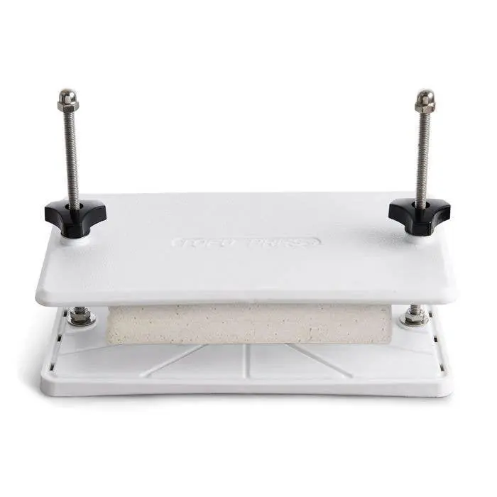 Helen's Asian Tofu Press - Kitchen Utensils with Drain Channels, Easily Squeezes Water for Less Water Content, Improved Texture and Taste, Essential Dish-Prepping Accessory