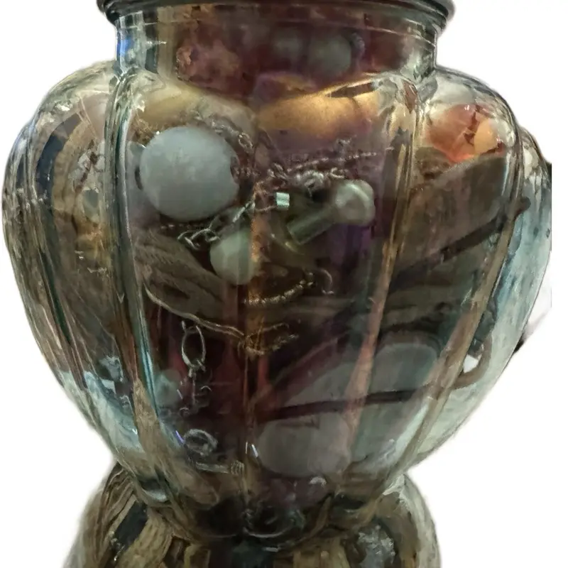 Jewelry jar 525 beach or nautical theme