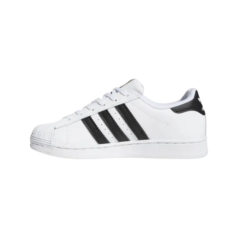 Adidas Kids' Superstar Leather & Synthetic Trainer, Casual Shoes with Iconic Shell Toe and Rubber Cupsole, Sports Shoes