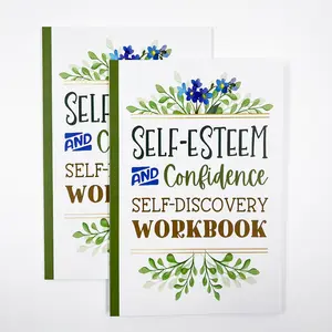 Self-Esteem Practice Notebook for Teens, Confidence Therapy Journal, Anxiety Management Techniques, Positive Self-Talk Diary