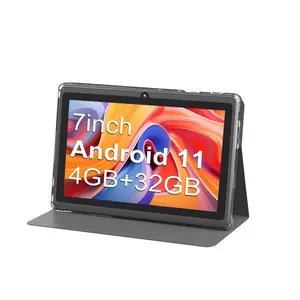 Crelander 7 Inch Kids Portable Touchscreen Tablet, Student Tablets, 4GB RAM + 32GB Storage, Android Os, Bluetooth-compatible & Wi-Fi, Parental Controls, Dual Cameras, Educational Features