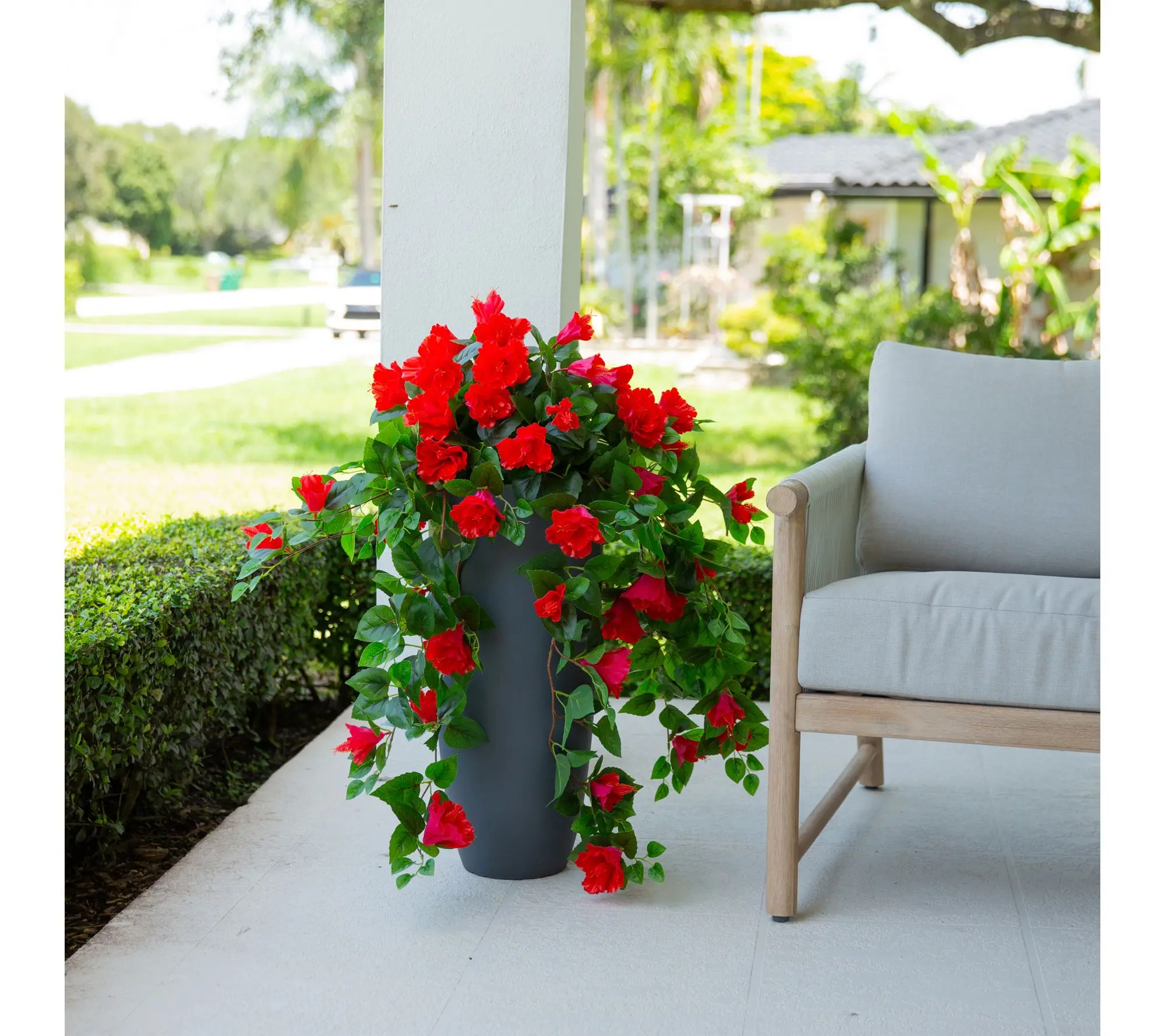 Nearly Natural 41-in UV Resistant Hibiscus - Set of 2