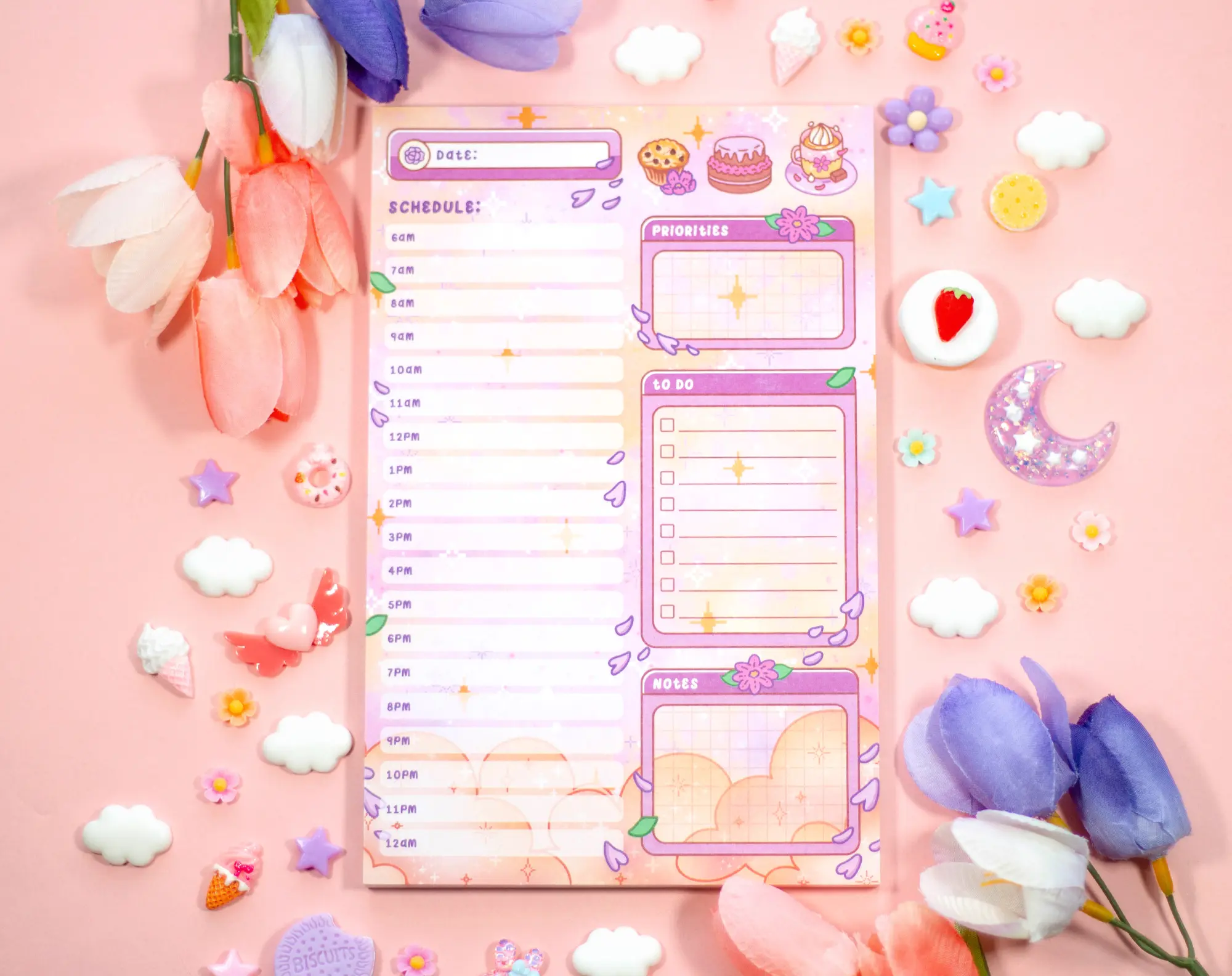 Hourly Planner Pad