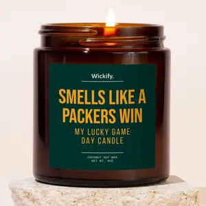 Smells Like A Packers Win Candle, Packers Candle, Packers Gifts, Packers Merch, Packers Football, Packers Decor, Packer Game Day