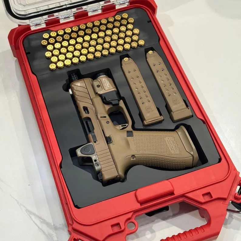 Milwaukee PACKOUT Glock Case Insert | Custom Gun Storage Insert for Milwaukee Packout