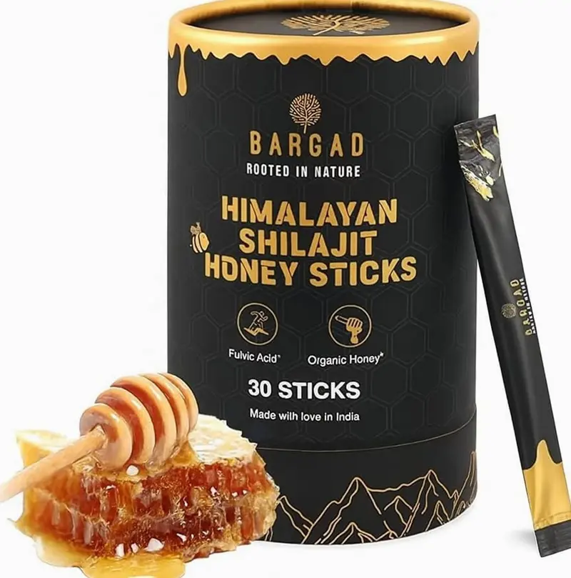 Pure Himalayan Shilajit Honey Sticks with Saffron – 30 Count | 75%+ Fulvic Acid, 85+ Trace Minerals | Natural Energy & Immunity Booster | Easy Single-Use Packets