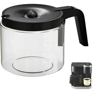 12 Cups Coffee Carafe ONLY Compatible for  K-DUO 12 Cups Coffee Machine 5100 Model (NOT Fit K-Duo Essentials 5000 Model)