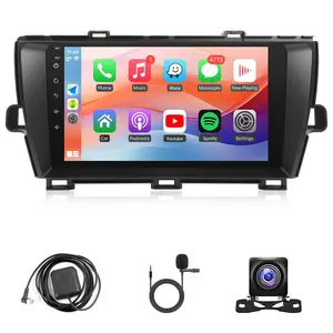 Car Radio for【Toyota Prius 2010 2011 2012 2013 2014 2015】9-inch Car Stereo Support Wireless CarPlay Android Auto Mirrorlink GPS WiFi Bluetooth DSP SWC