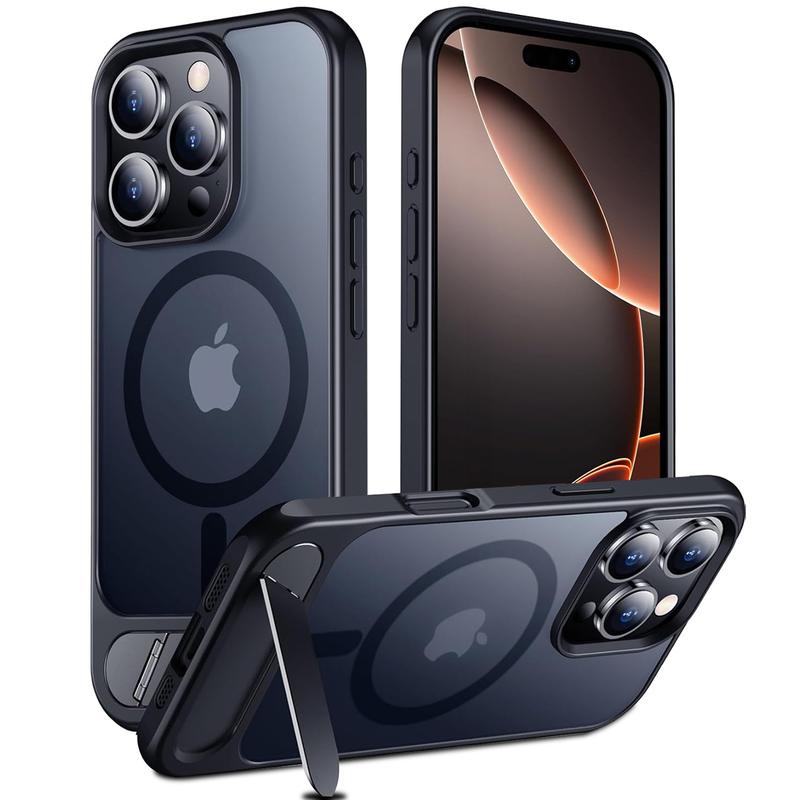 For Apple iPhone 16 15 14 Plus 13 Pro Max Shockproof Kickstand Magnetic ...