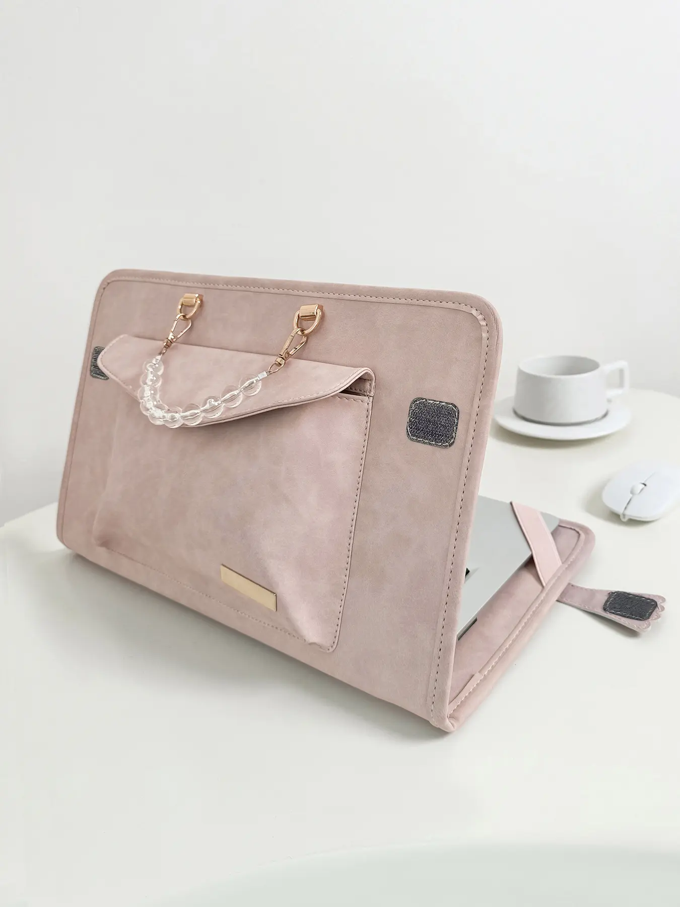 Cute Laptop Bag for Women, Lightweight Commuter Computer Case, Stylish Anti-Slip Inner Pocket, Portable Notebook Protector, Laptop Cover