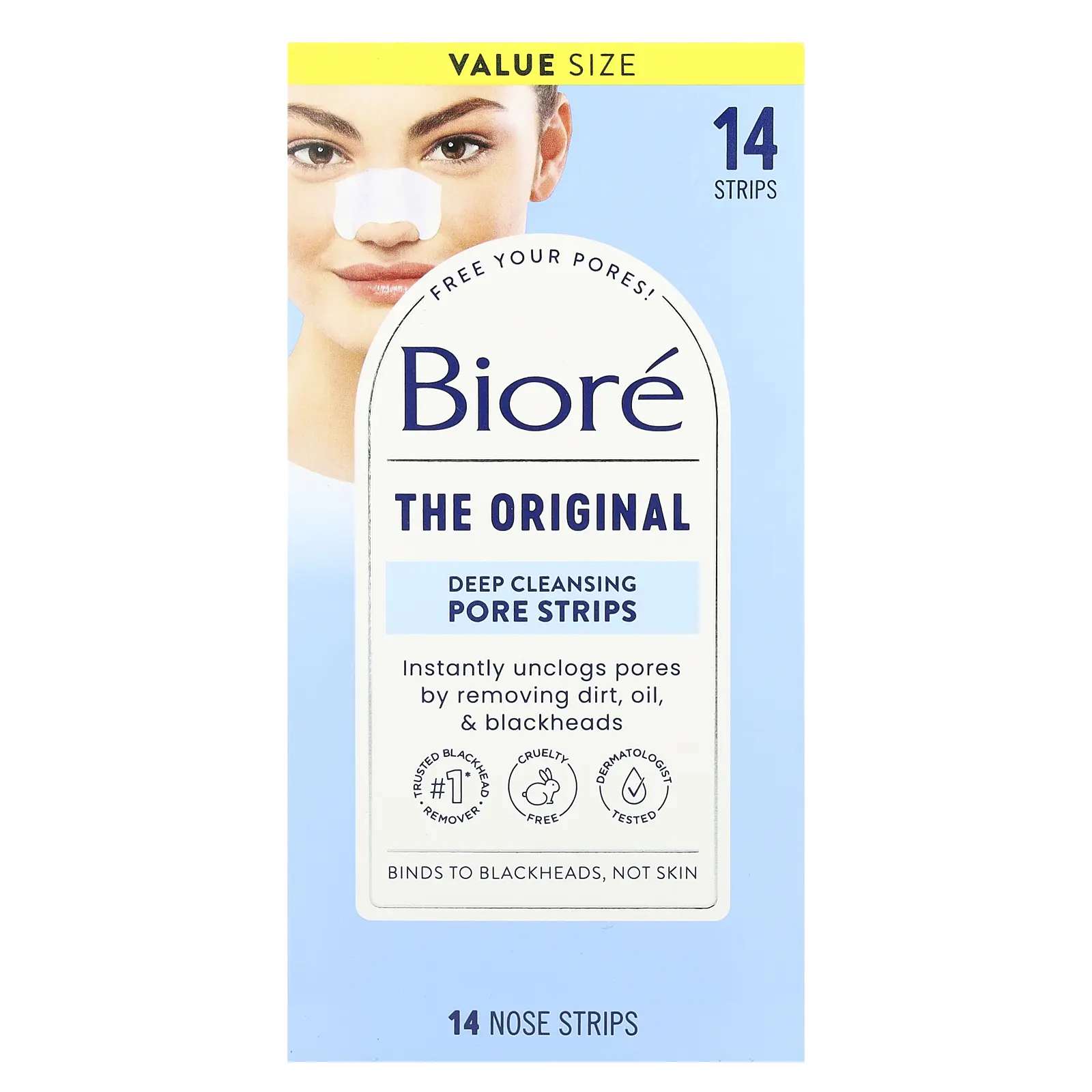 Biore Deep Cleansing Pore Strips, 14 Nose Strips Biore Deep Cleansing Pore Strips, 14 Nose Strips