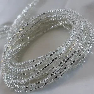 Purely U Silver Handcrafted Waist Bead - Tie On Strand