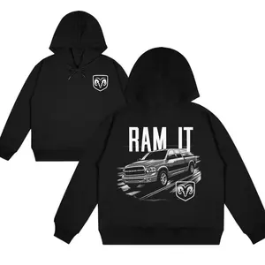 "RAM IT" Trucks Hoodie, Graphic Sweatshirt, Truck Enthusiast Graphic Tee, Unisex Gift, Soft Cotton, Casual Wear, Full Size