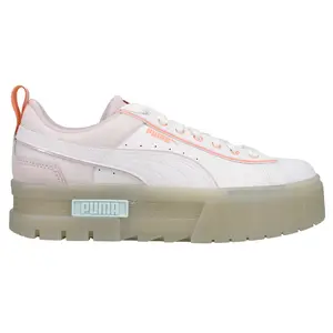 PUMA Womens Mayze Summer Camp Platform Sneakers Shoes Casual - Pink, White