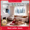 CINMOORE 2.5K Indoor Security Camera, Non Subscription fee 360° Vision AI Person/Pet/Baby Cry Detection, 4MP Baby/Dog/Cat Camera with Phone App, Pan Tilt 2.4GHz WiFi Cameras for Home Security, IR Night Vision, Full Duplex 2-Way Audio, Motion Sensor