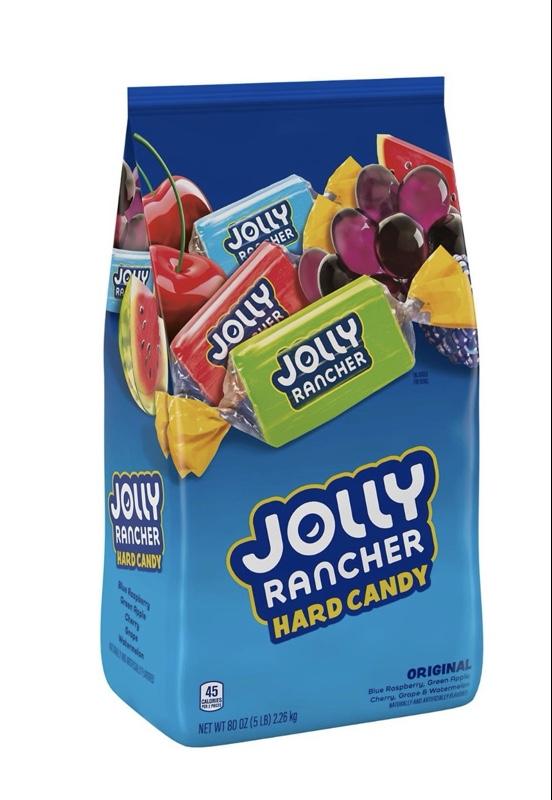 Jolly Rancher Assorted Fruit Flavored Hard Candy 5 lbs - Original Flavor