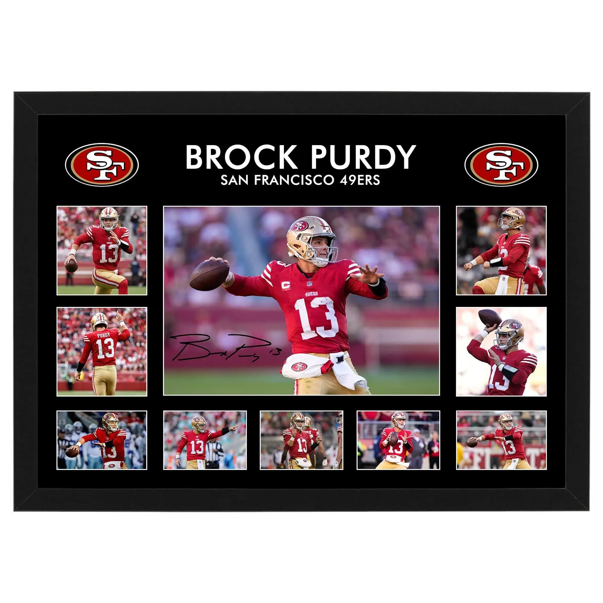 BROCK PURDY San Francisco 49ers Large Poster( Unframed - Print Only )