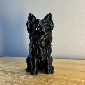 Yorkie Pup – 3D Printed Decorative Dog Figurine