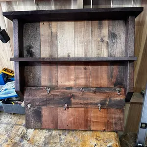 Rustic farmhouse coat rack