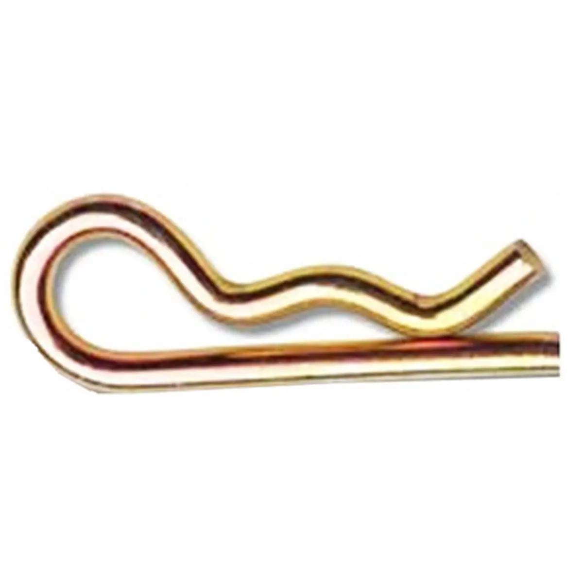 Double HH 40880 Zinc-Plated Spring Hitch Pin Clip, 3 Pack, 0.17x3.75 in, Yellow, 0.18 lbs