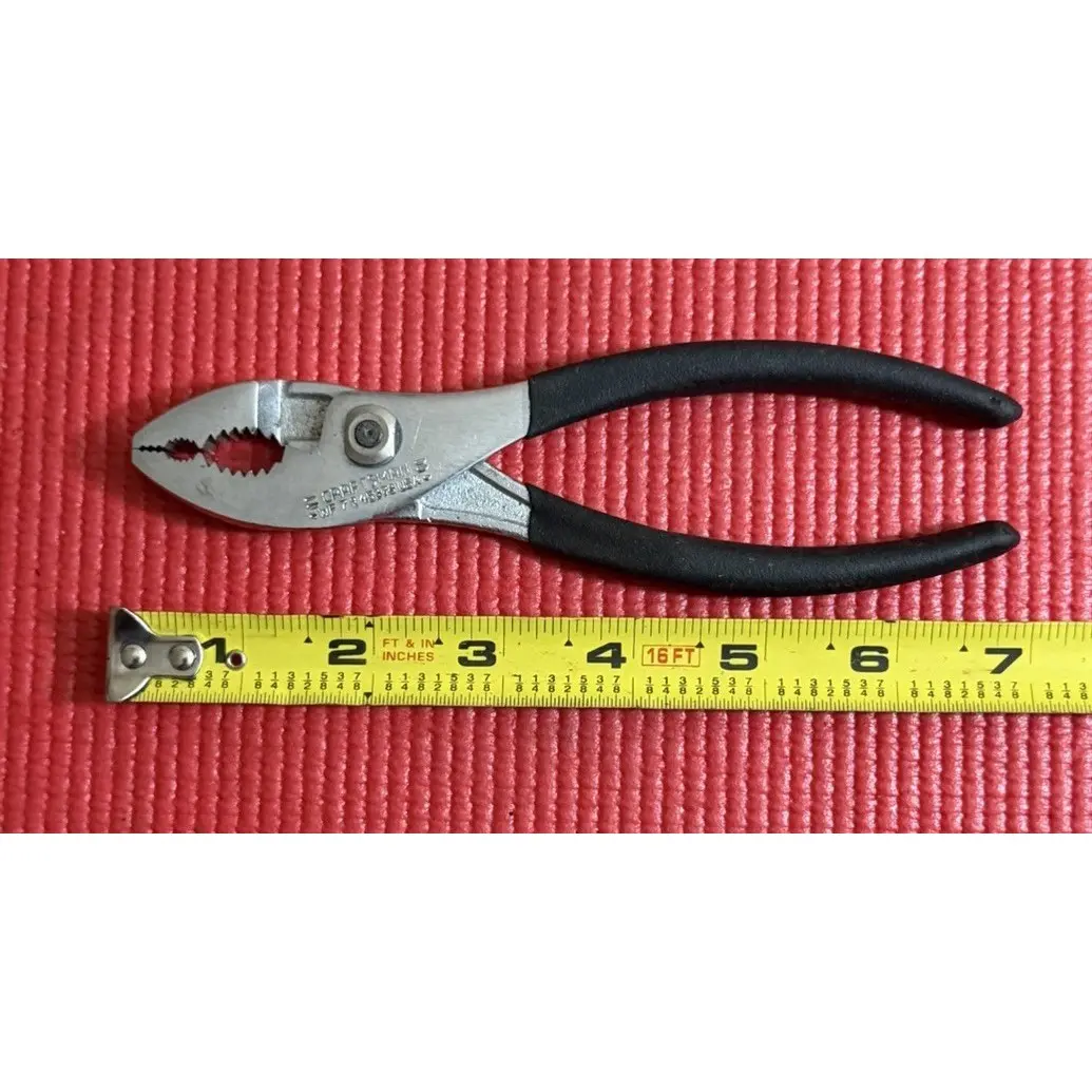 Vintage Craftsman 6 3/4" Long Slip Joint Pliers WF 45378 Made In USA