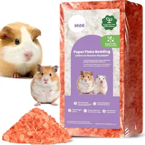Bedding 23 Liters: Hamster Bedding Dust-Free and Odor Control  Absorbent  Paper Small Pet Bedding - for Guinea Pigs, Hamsters, Rabbits, and Small