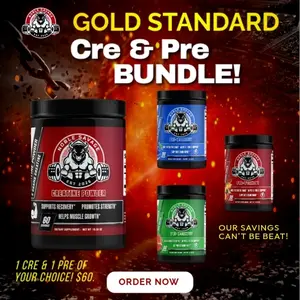 Noble Savage Ultra Pure Creatine & Nootropic Pre Workout Bundle! One 60 day supply of Creatine and One Pre Workout Choose one of three Pre Workout flavors Savage Punch, War-Melon, or BluRazzmatazz!